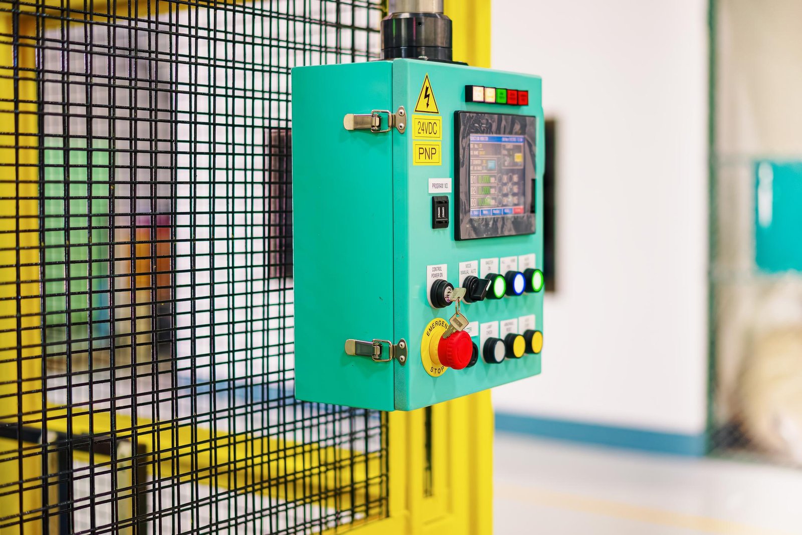 control panel automated machine